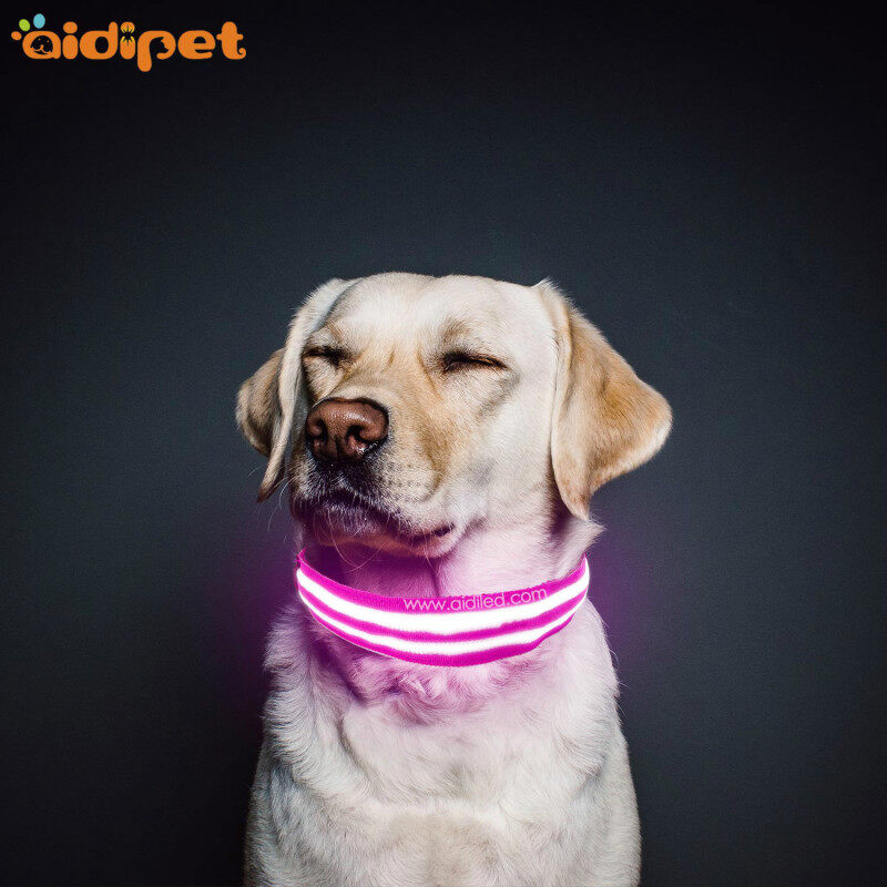 Best Selling Products Wholesale Dog Collars Waterproof Flashing Led Dog Collar Fashion Fancy Pet Dog Collar Light