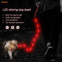 dog lead Automatic portable led rope retractable dog leash 5M with poop bag Dispenser and