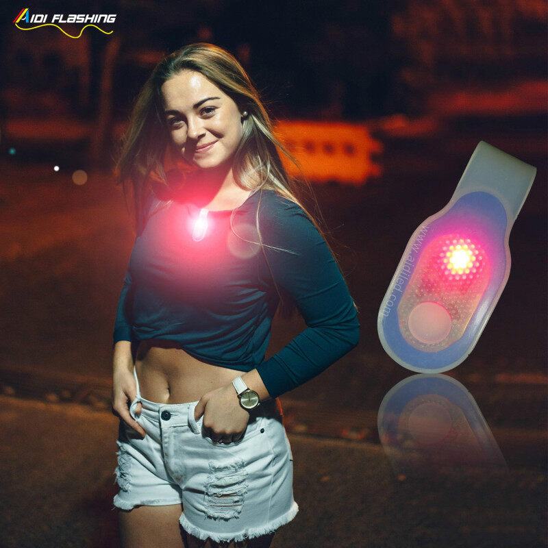 Portable Led Magnetic Light Clip on Clothes Light for Running Night Safety Waterproof Flashing Camping Hiking Light