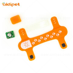 AIDI-M2 2022 New Trend Led Dog Accessory  Light up Dog Collar Cover  Silicone Waterproof Pet Accessories Light