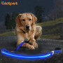 AIDI Flashing L1 Spandex Led Dog Leash Multi Pet Dog Leash with Light USB Rechargeable Flashing Safety Leash
