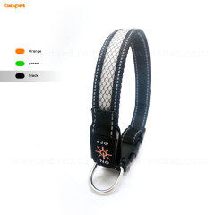 wholesale custom glow private label dog collars buckle pet products dog led light dog collar