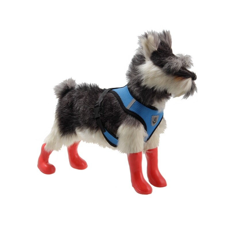 Waterproof Dog Boots for Rainy Weather Comfortable Colorful 4 Boots Outdoor Playing Pet Dog Shoes Boots