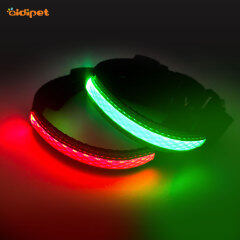 Small Puppy Collar with Flashing Light up Led Cat Dog Collars for Teddy Small Puppy Luminous Dog Harness Collar