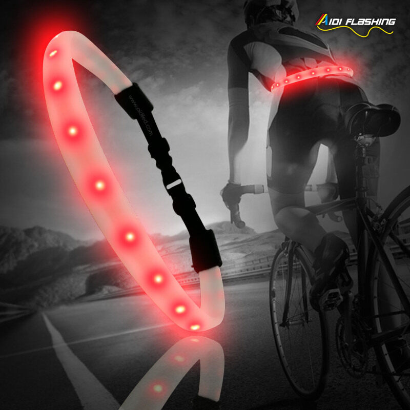 Remote Control Led Running Belt for Night Safety Cycling Wearing Light up Waist Belt