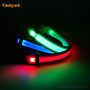 Nylon Bright Flashing Light up Dog Collar with USB Rechargeable Battery Wholesale Factory Price Led Pet Collar