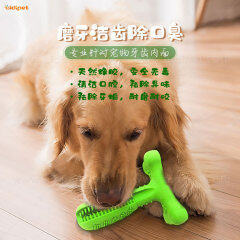 Natural Environmental Rubber Dof Toothbrush  Toy for Dog Dental Health Toothbrush Stick for Dog Chewing