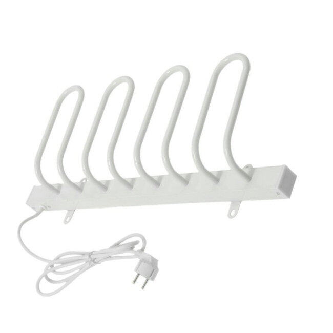 Ev 40 Household Wall Mounted Heated Shoe Rack Aluminum White
