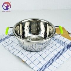 Stainless Steel Washing/Drain Basket Rice Sieving Multi-use Fruit Basket