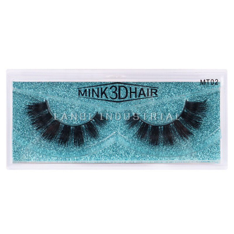 Long Thick Dramatic Look Handmade Reusable 3D Mink False Eyelashes For Makeup