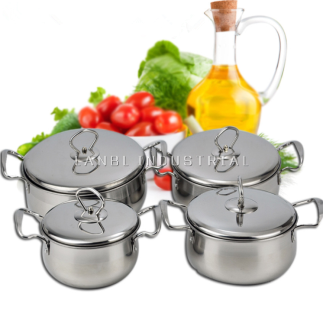 Wholesale Cooking Soup Stainless Steel Casseroles Hot Pot Set for Kitchen
