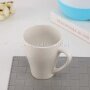 340ml 11oz Plain White Mug Ceramic Coffee Cup Handgrip Porcelain