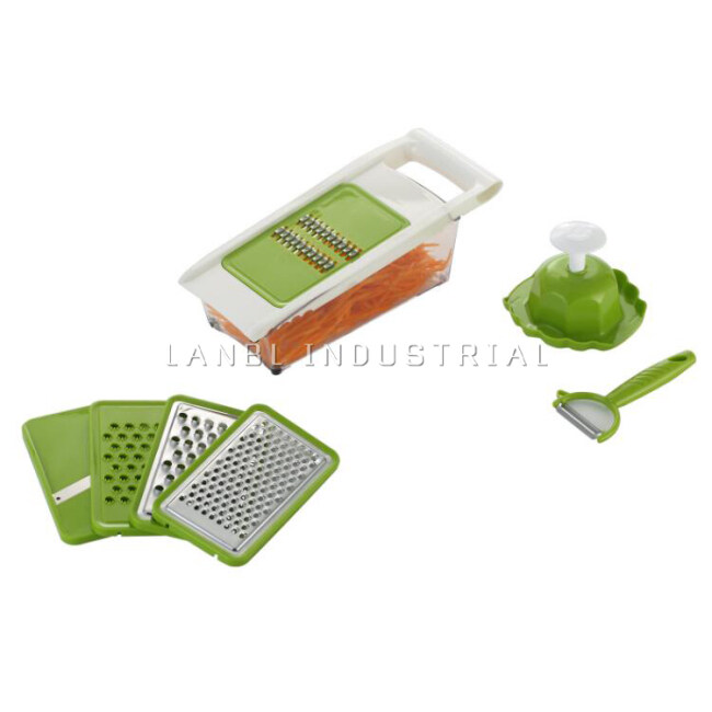 Single-Sided Shred And Slice Grater With Replaceable Blade with Storage Box Grater