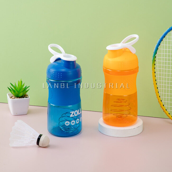 500ML Manufacturers Wholesale Custom Logo Portable Plastic Outdoor Fitness Sports Cup Protein Shake Cup