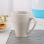 340ml 11oz Plain White Mug Ceramic Coffee Cup Handgrip Porcelain