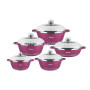 Wholesale Kitchenware Non Stick Cooking Pot Aluminum Cookware Non Sticky Cooking Set
