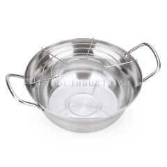China Cheap Wholesale Cooking Kitchen Stainless Steel Fry Pot Set