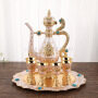Ramadan Turkish Tea Arab Style Promotional Products Home Decoration Golden Cast Iron Coffee Teapot Set