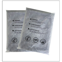100% PLA biodegradable cornstarch bags compostable garment packaging with self adhesive tap