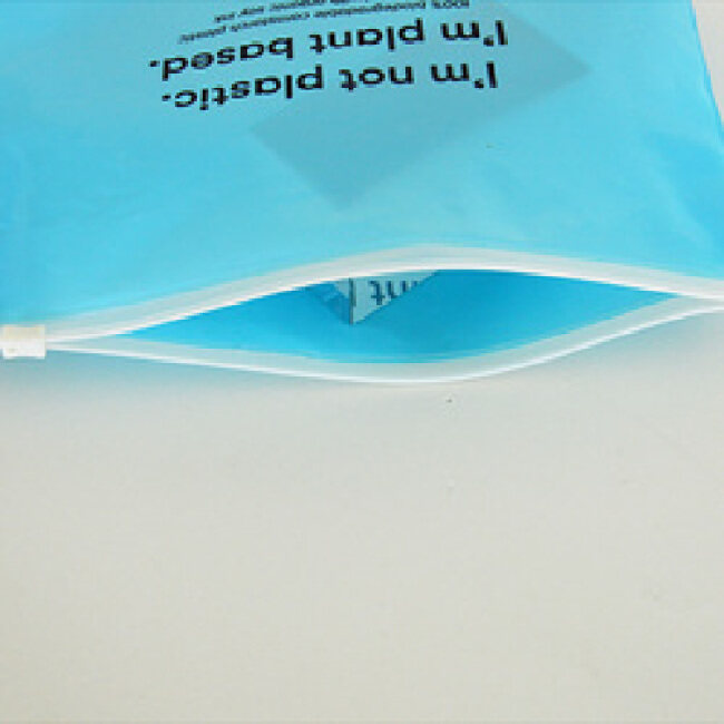 Biodegradable Compostable PLA Corn Starch Garment Clothing Bags Hoodies Shirts Hats Socks Underwear Packaging Bag