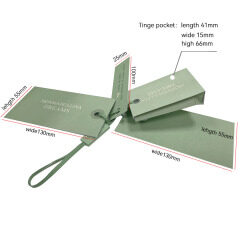 Cardboard Custom Design Printing Clothing Paper Swing Hang Tags With Cord/String, Custom Wedding Thank You Card Hang Tag