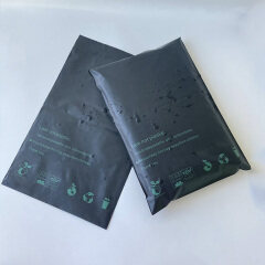 Pink Biodegradable Mail Shipping Bag Corn Starch Black Poly Bags Custom Logo Compostable Mailers