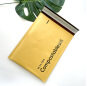 Black Padded Envelope Biodegradable Rose Gold Metallic Mailer Compostable Bubble Bag