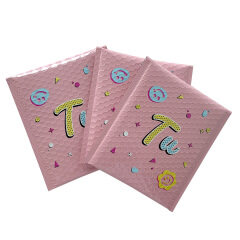 Custom Printed Kraft Mailing Bag Bubble Mailers Padded Envelopes Shipping Packaging Mailer Bubble Compostable Bags