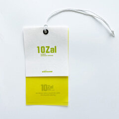 Transparent Hang Thick Luxury Swing Recycled Paper Pvc Tag Hangtag For Clothing