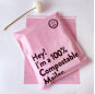 100% Compostable Biodegradable Mailers Shipping Bags Self Sealing Envelopes Self-Adhesive Ups Packing Slip Poly Envelope Bag