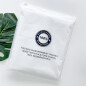 Compostable Garment Packaging Frosted Zipper Ziplock Zip Lock Black Organic Clothing Bag