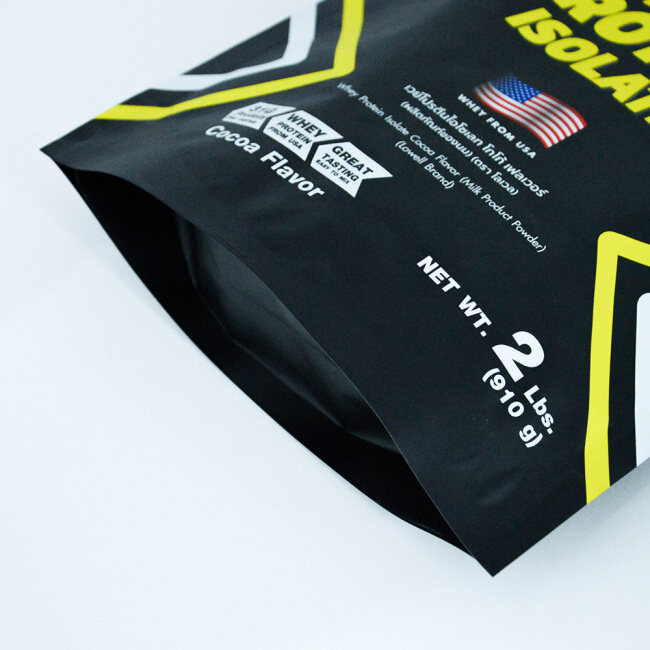 Custom Printed zipper Plastic Bag protein Granules packaging food pouches