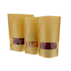Eco Friendly Ziplock Stand Up Food Packaging 100% Compostable Biodegradable Plastic Pouch Bags Wholesale