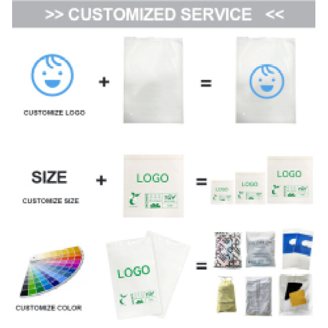 Low MOQ Strong Adhesive Compostable Shipping Mailer Bag Biodegradable Apparel Packaging Poly Mailing Bags