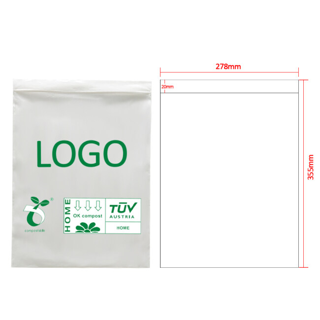 Custom Matte Print Zipper lock Poly Zipper Lock Frosted Compostable Plastic Packaging Bag For Clothes
