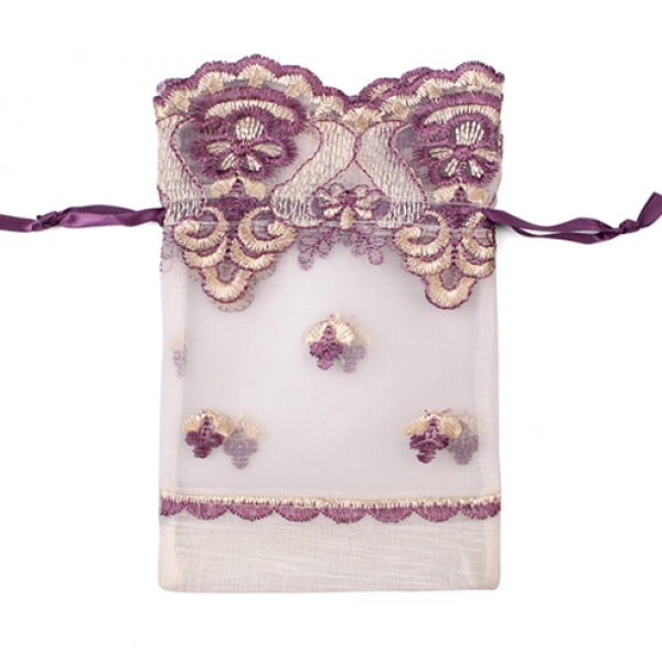 Organza Embroidery Gift Bags For Gift Packaging