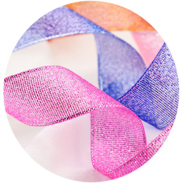 Decorative Ribbon | Colorful Metallic Ribbon 220 Yards