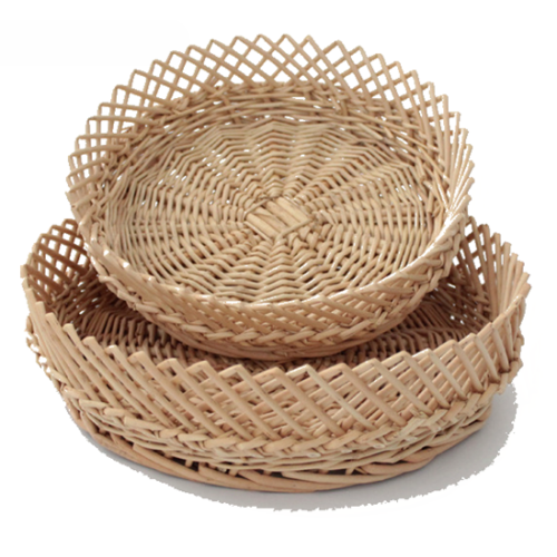Round Shape Willow Baskets In Three Sizes