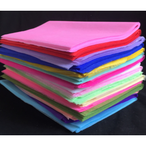 Cotton Paper Bouquet Wrapping Sheets 16 Colors Pack 33