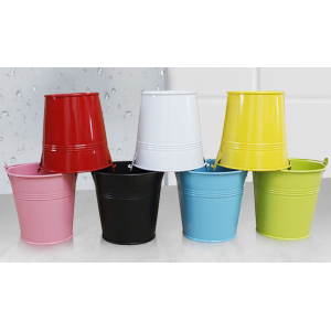 Wholesale Coloured Tin Buckets In Various Sizes