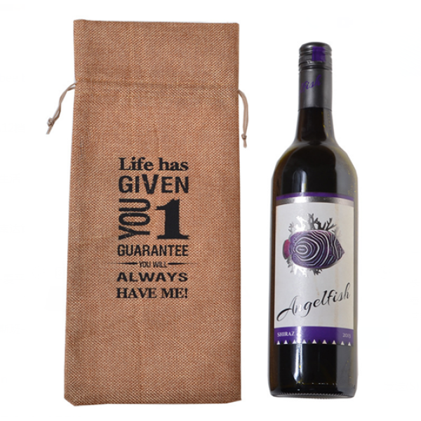 Drawstring Wine Bag Personalized Logo