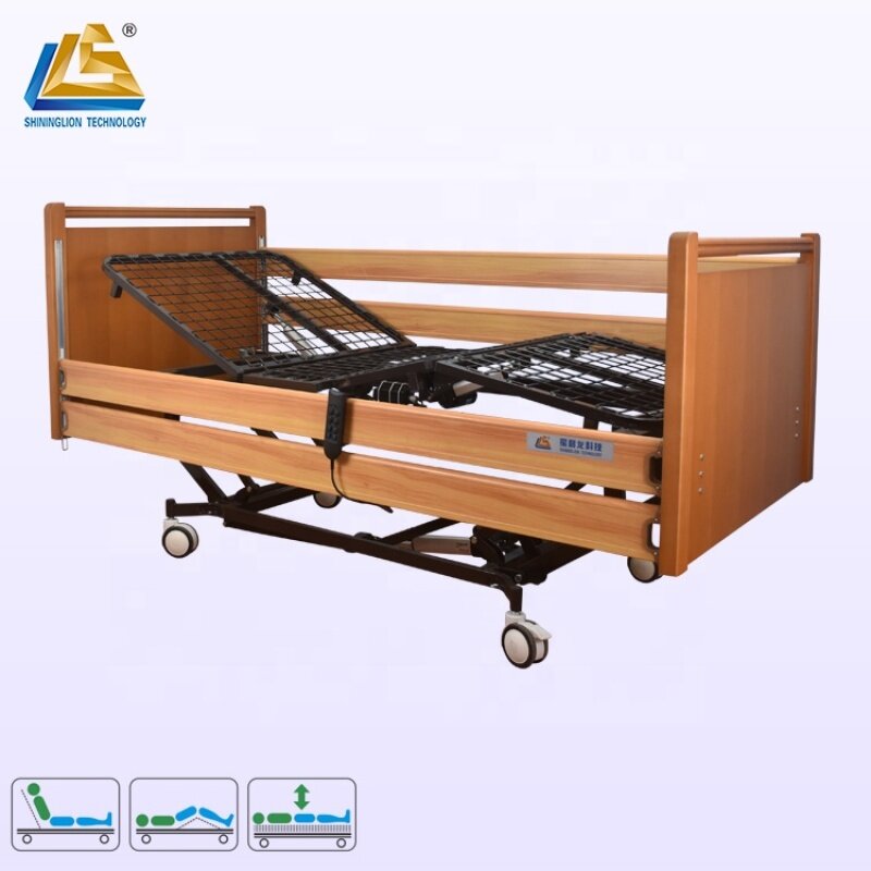Three function electric adjustable bed