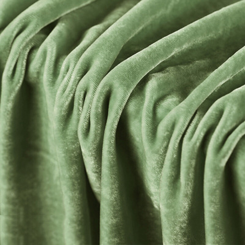 Tissu de velours 100% soie doux respirant pour robe