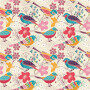 Custom Fabrics Pattern-Bird