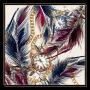 Custom Scarves Pattern-Feather