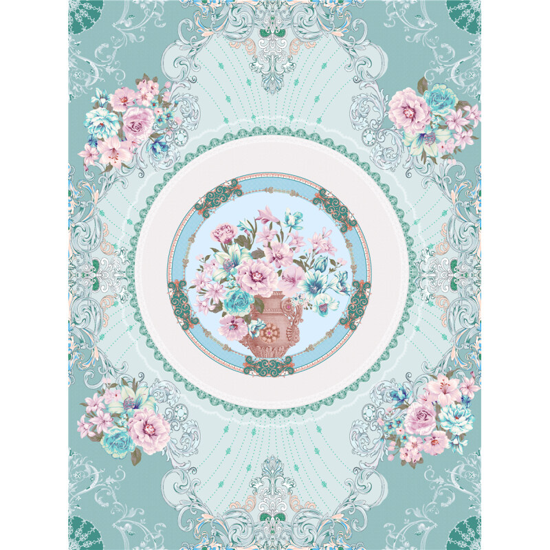 Custom Fabrics Pattern-Flowers