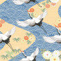 Custom Fabrics Pattern-Cranes