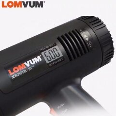 LOMVUM 2000W1800W Multifunktionale Heißluftpistole Temperaturregelung Sicherheitseinstellbar Heiße Verkaufs-Heißluftpistole