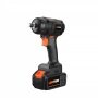 520NM Cordless Torque Electric Impact Wrench with  4Ah lithium battery Brushless