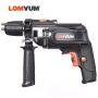LOMVUM Electric Screwdriver Rechargeable Impact Drill Hammer Impact Hand Drill Multi-function Woodworking Power Tool